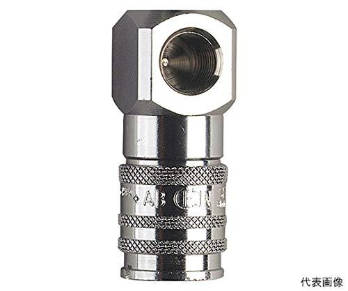CEJN セイン スナップ・チェック/358 ワンタッチ検圧カップリング バルブ無し NPT1/4 メネジ 90°アングル