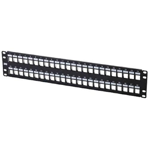 3M スリーエム コーニング モジュラーパッチパネル 2Uサイズ 48ポートの通販は