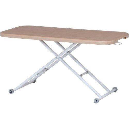 FUJIBOEKI 不二貿易 ガス昇降フリーテーブル ワイド NA 型番:HK-5011-527 NA 色:NATURALの通販は