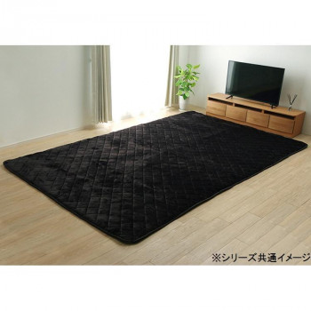 イケヒコ ラグ こたつ敷き布団 長方形 大きい 幅広ラグ ブラウン 約220×400cm
