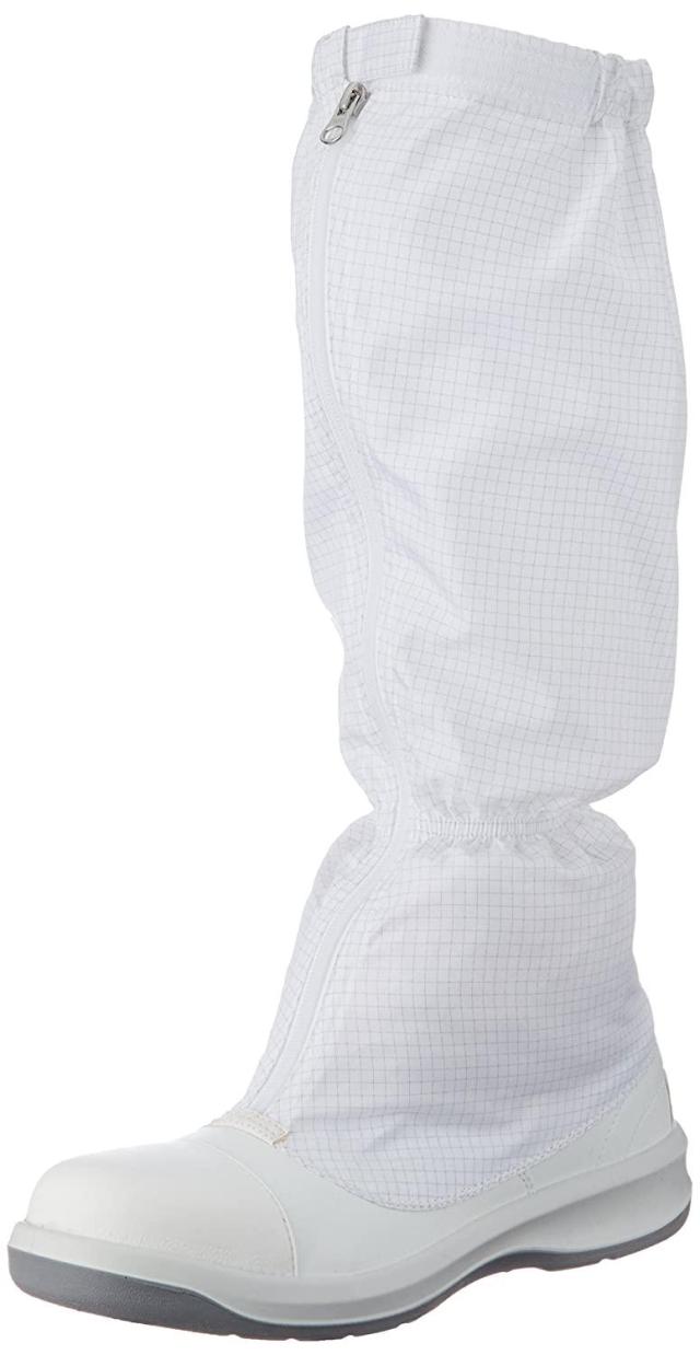 ミドリ安全　トウガード付　静電安全靴　ＧＣＲ１２００　フルＣＡＰ　フード　ホワイト　２７．５ｃｍ 1足 ミドリ安全 トウガード付 静電安全靴 GCR1200 フルCAP ホワイト 25.0cm