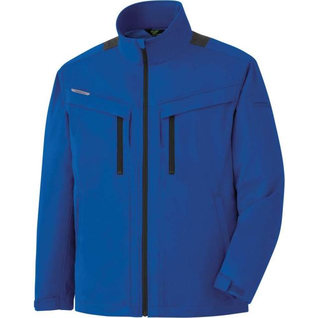 ミドリ安全 ベルデクセル ハーネス対応 ストレッチ防寒ジャンパー VE2013 上 ロイヤルブルー LL