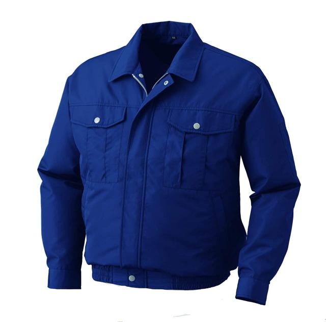 KUCHOFUKU 空調服 ポリエステル製フルハーネス仕様空調服 ウエアのみ ダークブルー 4L  KU9054FC14S6 1着