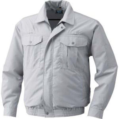 KUCHOFUKU 空調服 ポリエステル製フルハーネス仕様空調服 ウエアのみ シルバー LL  KU9054FC06S4 1着