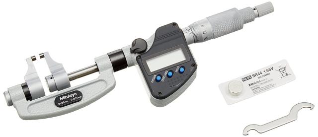 ミツトヨ キャリパー形外側マイクロメーター(343-250-30)の通販は