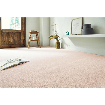 イケヒコ カーペット ラグ 日本 抗菌 消臭 清潔 オーダー 撥水 抗アレル物質 ダニ対策 無地 ピンク 江戸間 3畳 約176×261cm