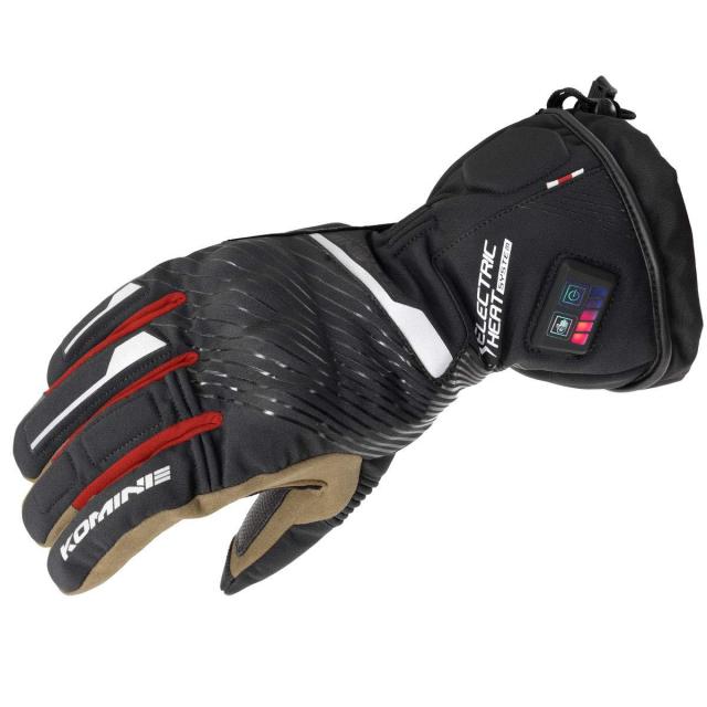 コミネ(Komine) EK-215 Dual Heat Protect E-Gloves  品番:08-215 カラー:Black/Red サイズ:XSの通販は