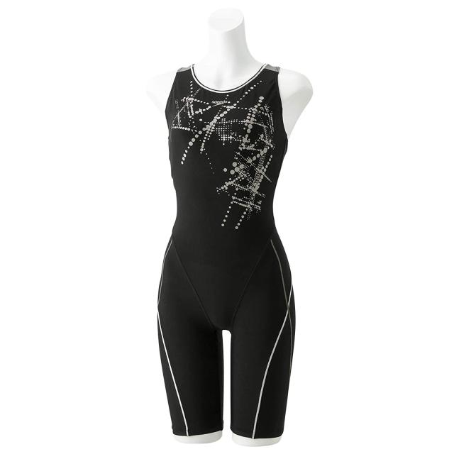 Speedo(スピード) S-DOT_LOOSEN_KNEE (SFW12059) [色 : シルバー] [サイズ : M]