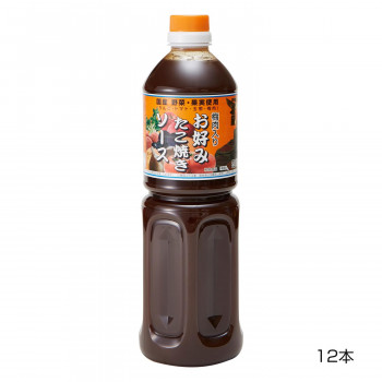 和泉食品 タカワお好みたこ焼きソース(濃厚) 甘口 1000ml(12本) (1654256)の通販は