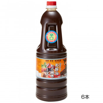 和泉食品 タカワお好みたこ焼きソース(濃厚) 辛口 1.8L(6本) (1654258)