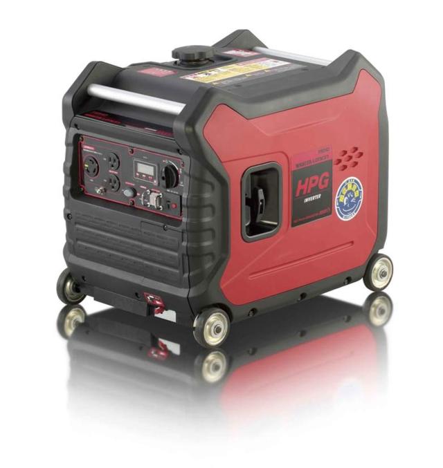 ワキタ MEIHO インバーター式ガソリン発電機 HPG3000iS 奥行57.9×高さ51×幅44cm