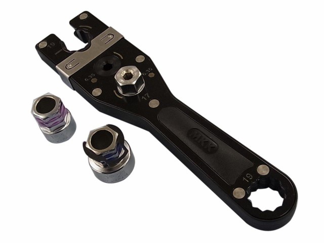 モトコマ MKK 電動ドライバー用ギア式レンチ(変換ソケット17mm・21mm付) GR-19Sの通販は 10,962円