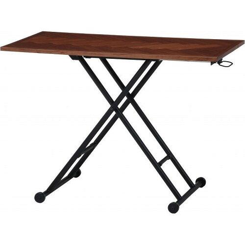 FUJIBOEKI 不二貿易 昇降テーブル シルビア ブラウン 型番:HK-5011-536 色:Brownの通販は