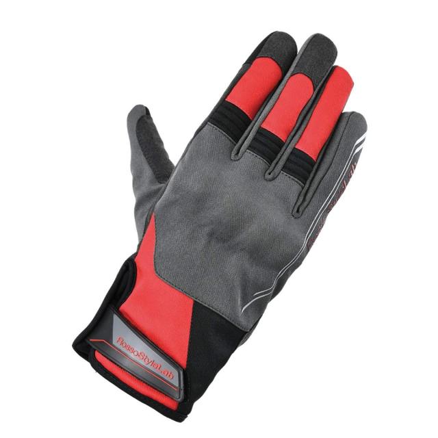 ロッソスタイルラボ(Rosso StyleLab) プロテクトアクティブウィンターグローブ GRAY/RED Lサイズ 品番:RSG-317/GY/RD/Lの通販は