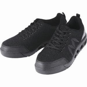 MARUGO(マルゴ) [マルゴ] 安全靴 作業靴 鋼製先芯 耐油 通気 踵衝撃吸収 JSAA A マンダムニット 001 BK 25.5 cm