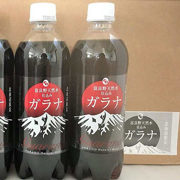 炭酸飲料 24本 ガラナ ドリンク 500ｍｌ 24本 北海道限定 富良野天然水 仕込み ドリンク 飲料 飲み物 炭酸 富良野産 北海道産 送料無料の通販は