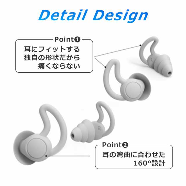 耳栓 2サイズセット シリコン 洗える 高性能 聴覚過敏 遮音 騒音 睡眠用 痛くない 柔らかい 大 小 最強 小さめ 耳栓して寝るの通販はau  PAY マーケット - petit planet au PAY マーケット店