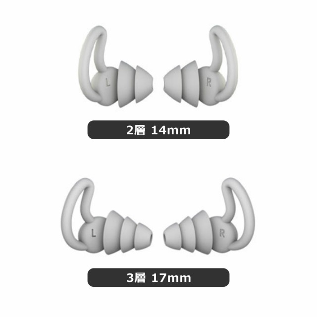 耳栓 2サイズセット シリコン 洗える 高性能 聴覚過敏 遮音 騒音 睡眠用 痛くない 柔らかい 大 小 最強 小さめ 耳栓して寝るの通販はau  PAY マーケット - petit planet au PAY マーケット店