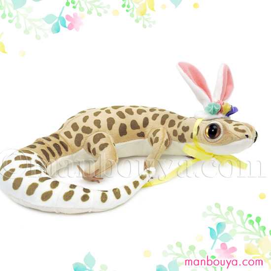 トカゲ ぬいぐるみ レオパードゲッコー うさぎ アクセサリー