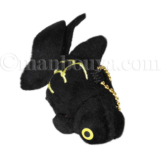 金魚 雑貨 ぬいぐるみ グッズ A Show 栄商 鈴入り キーホルダー ボールチェーン 出目金 ブラック 8 5cmの通販はau Pay マーケット まんぼう屋ドットコム