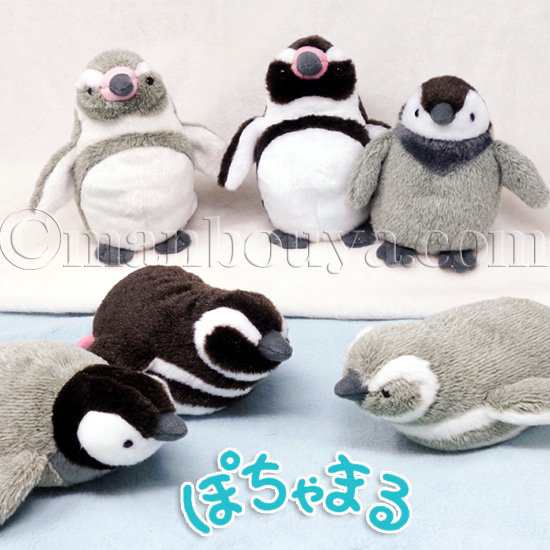 ペンギン ぬいぐるみ 海中散歩 ぽちゃまるS ぺんぎん 3種 立ち