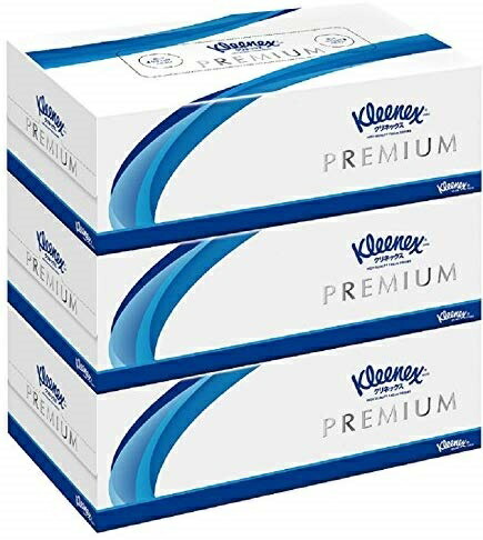 日本製紙クレシア　クリネックス　ティッシュ　プレミアム320枚（160組）3箱×12パック　まとめ買い　送料無料の通販は 5,870円