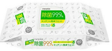 王子ネピア　ネピア　激吸収99.9％除菌キッチン＆食卓ウエット　60枚　×36パック　まとめ買い　送料無料