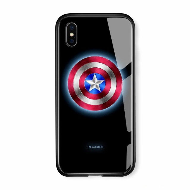 iPhone12ケース MARVEL アベンジャーズ キャプテン・アメリカ アイアン