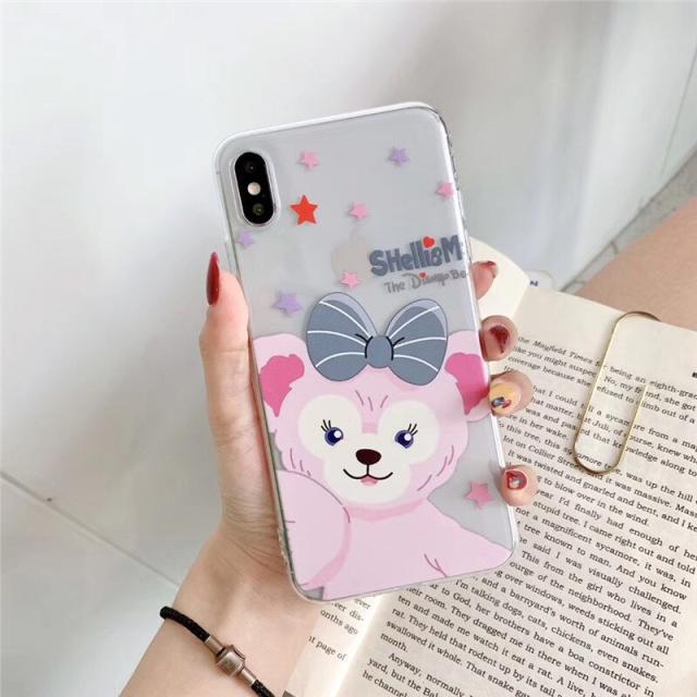 ダッフィー - iPhoneケース ハンドメイド ディズニー ダッフィー シェリーメイ ダッフィー シェリーメィ iphoneケース スマホケース