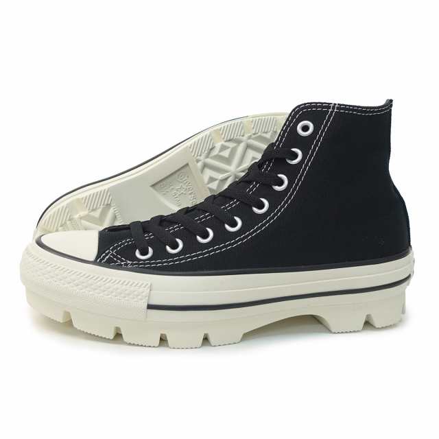 コンバース CONVERSE スニーカー ハイカット 厚底 メンズ レディース オールスター チャンク HI ブラック ALL STAR CHUNK HIの通販は