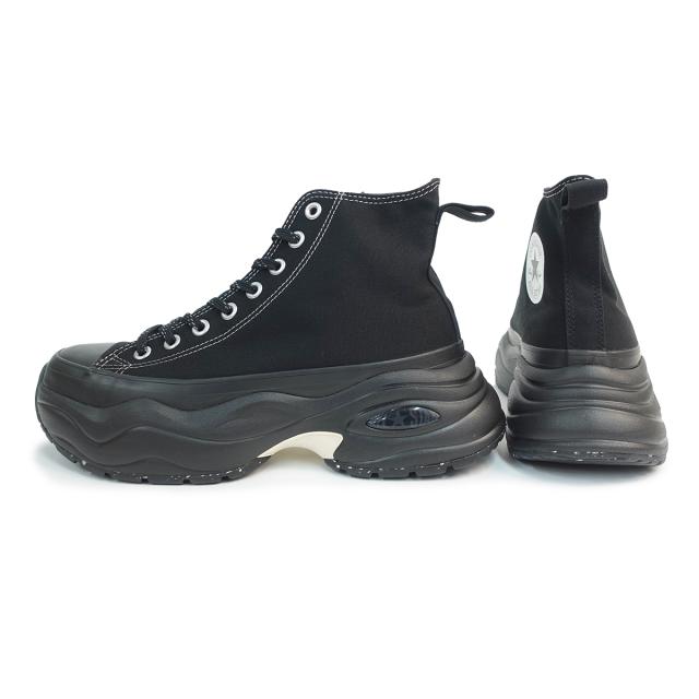 コンバース CONVERSE スニーカー メンズ レディース ハイカット 厚底 オールスター (R) サージトレーナー HI ブラック/ブラック ALL STAR (R) SURGETRAINER HI_2