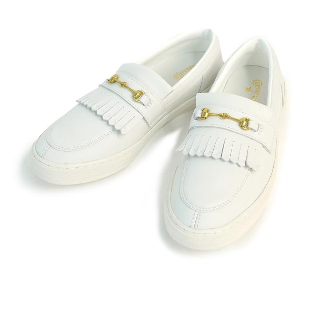 コンバース CONVERSE ローファー メンズ レディース オールスター クップ GB ローファー オフホワイト/ゴールド ALL STAR COUPE GB LOAFER