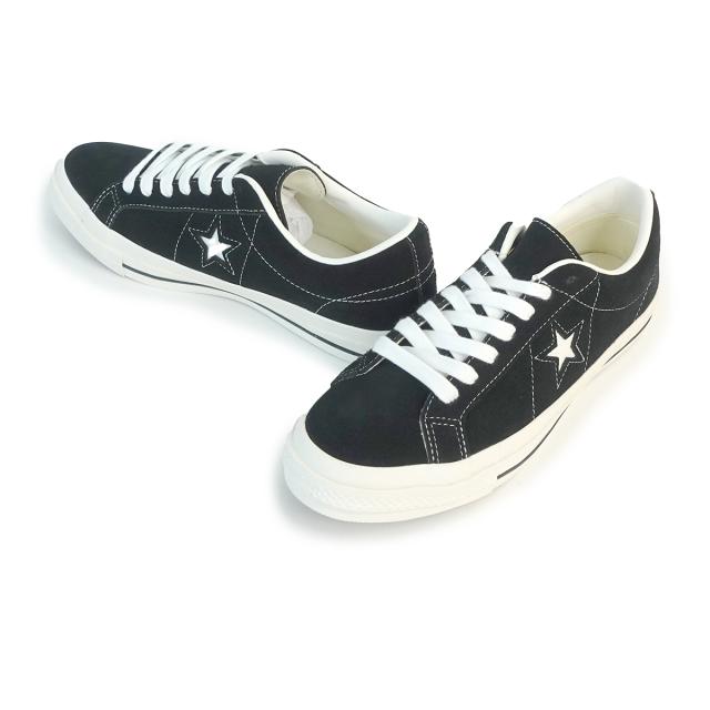 コンバース CONVERSE スニーカー メンズ レディース ローカット ワンスター スエード ブラック 黒 定番モデル ONE STAR SUEDE