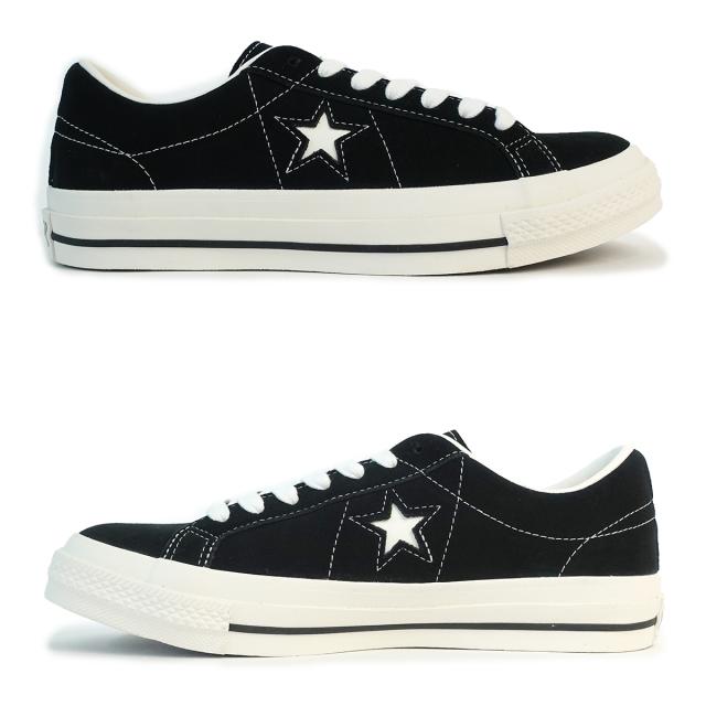 コンバース CONVERSE スニーカー メンズ レディース ローカット ワンスター スエード ブラック 黒 定番モデル ONE STAR SUEDE