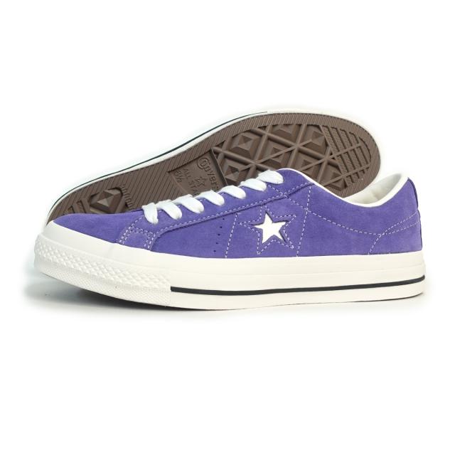 コンバース CONVERSE スニーカー メンズ レディース ローカット ワンスター スエード パープル ONE STAR SUEDE