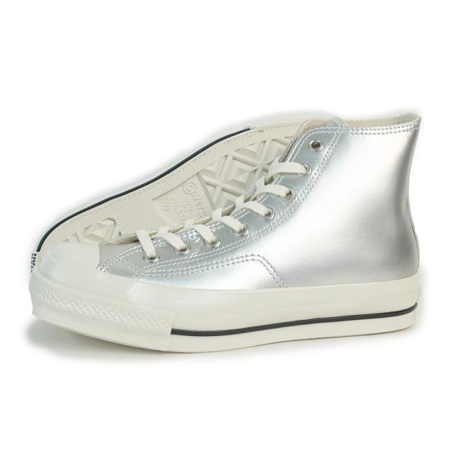 コンバース CONVERSE スニーカー メンズ レディース ハイカット オールスター スクエアトウ SV HI シルバー ALL STAR SQUARETOE SV HI