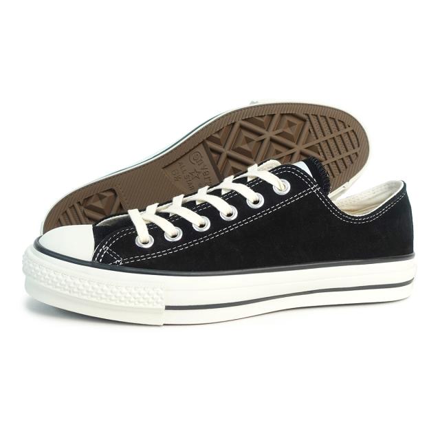 コンバース CONVERSE スニーカー オールスター メンズ レディース ローカット スエード オールスター J OX ブラック 黒 SUEDE ALL STAR J OX 2025年モデル