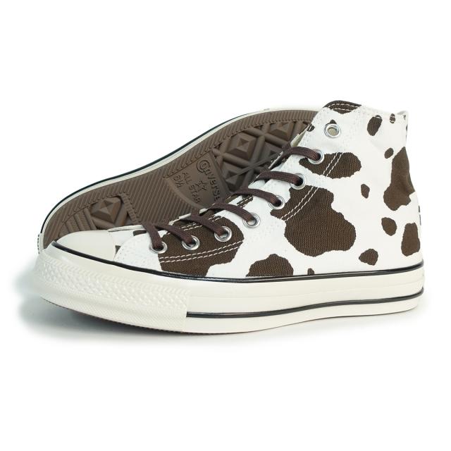 コンバース CONVERSE スニーカー ハイカット メンズ レディース オールスター エイジド カウスポット HI オフホワイト ALL STAR AGED COWSPOT HI 牛柄