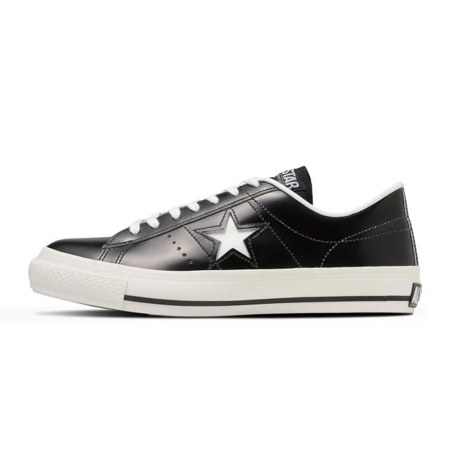 コンバース CONVERSE スニーカー メンズ レディース ローカット ワンスター J ブラック/ホワイト ONE STAR J 日本製_1