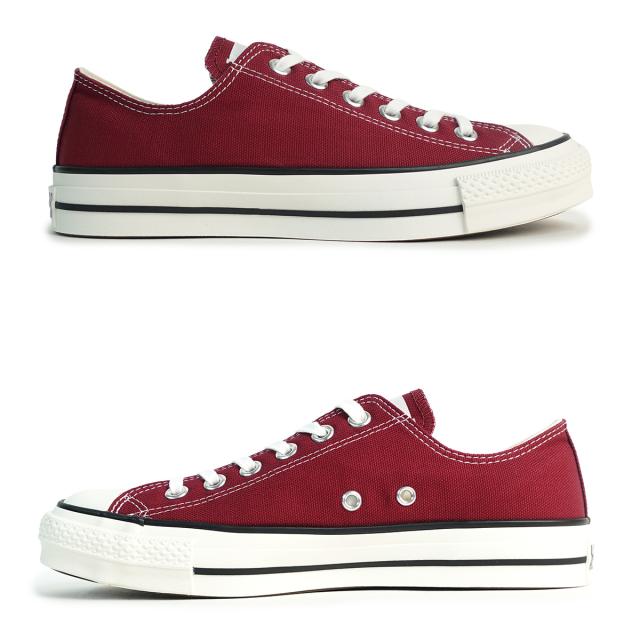 コンバース CONVERSE スニーカー メンズ レディース ローカット キャンバス オールスター J OX バーガンディ CANVAS ALL STAR J OX 日本製