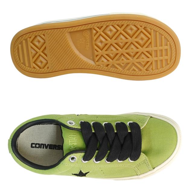 コンバース CONVERSE スニーカー メンズ レディース ローカット 厚底　ワンスターボーダースター OX ライトグリーン ONE STAR BOARDERSTAR OX_3