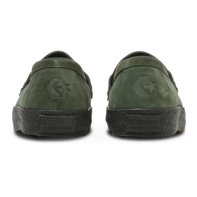 コンバース CONVERSE メンズ レディース ローファー スニーカー CS ローファー II SK ダークグリーン/ブラック CS LOAFER II SK