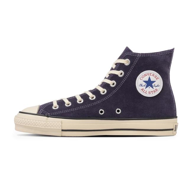 コンバース CONVERSE スニーカー メンズ レディース ハイカット スエード オールスター J HI グレープ パープル系 SUEDE ALL STAR J HI_1