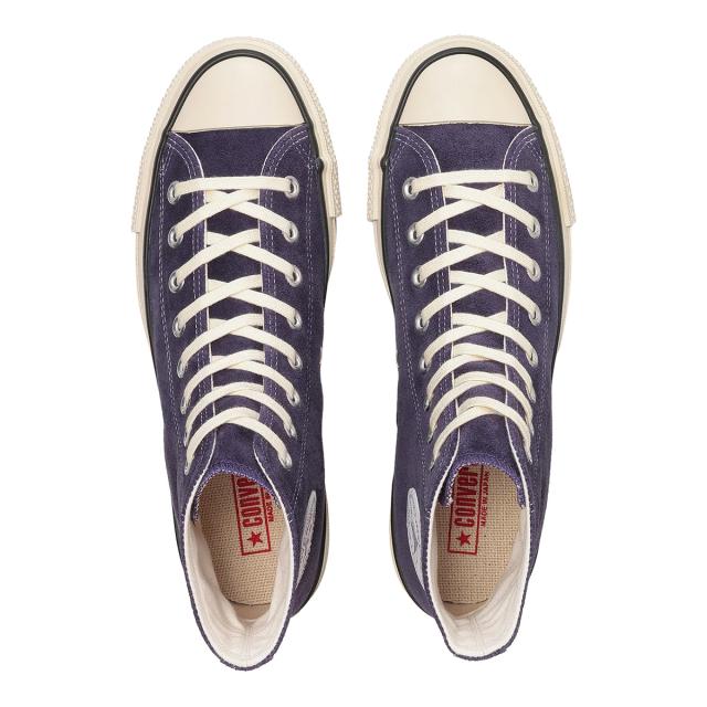 コンバース CONVERSE スニーカー メンズ レディース ハイカット スエード オールスター J HI グレープ パープル系 SUEDE ALL STAR J HI_3