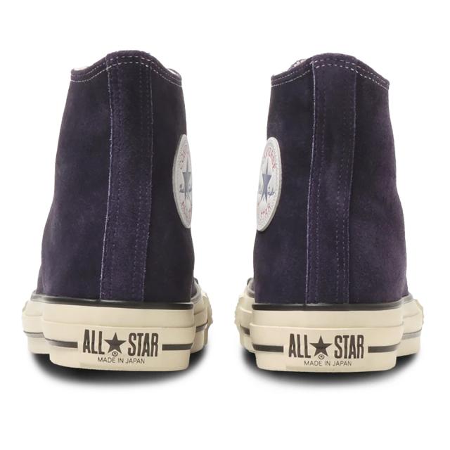 コンバース CONVERSE スニーカー メンズ レディース ハイカット スエード オールスター J HI グレープ パープル系 SUEDE ALL STAR J HI_5
