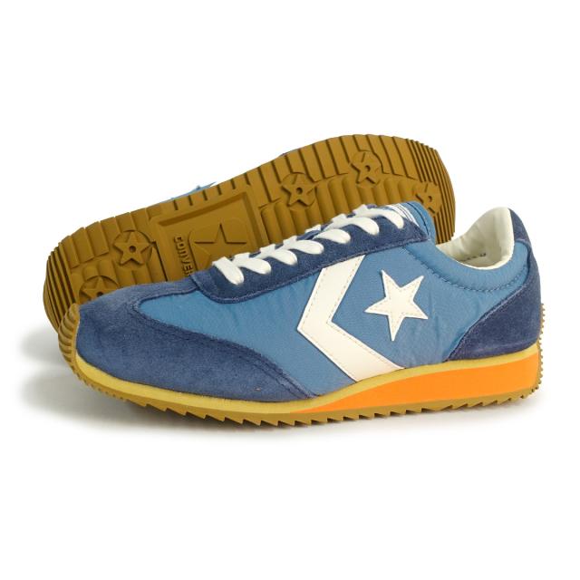 コンバース CONVERSE スニーカー メンズ レディース ローカット エスティーファイヤー ブルー/バーントオレンジ STFIRE AG　