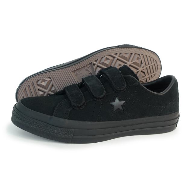 コンバース CONVERSE スニーカー メンズ レディース ローカット ワンスター スエード V-3 ブラックモノクローム ベルクロ ベルトタイプ ONE STAR SUEDE V-3