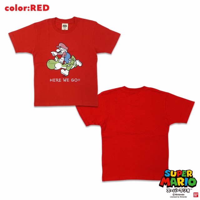 スーパーマリオ 22813559 子供服 キッズ Tシャツ KIDS マリオ