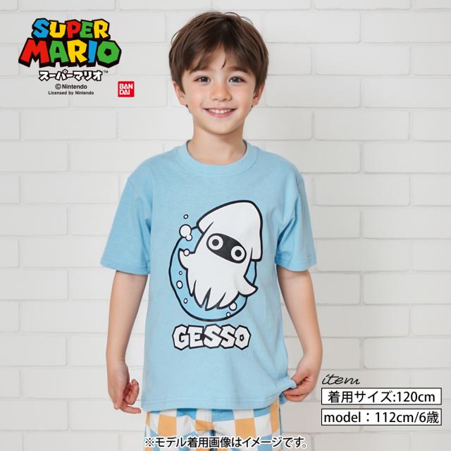 スーパーマリオ 22823718 子供服 キッズ Tシャツ KIDS ゲッソー