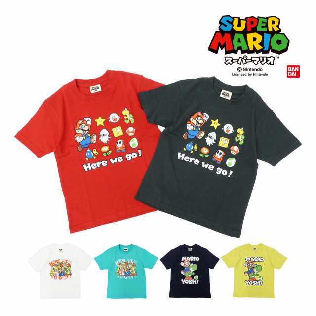 スーパーマリオ 子供服 22843120 キッズ Tシャツ KIDS HERE WE